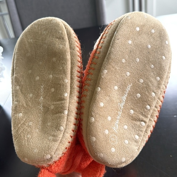 GUC Hanna Anderson fox slippers size 13/1 kids - Picture 3 of 4